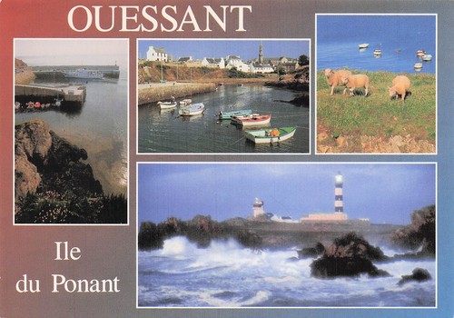 Ile ouessant le port - d, du