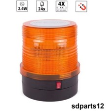 Gyrophare LED 12V-24V Orange