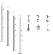 Poteau Sol 42,4 Balustrade