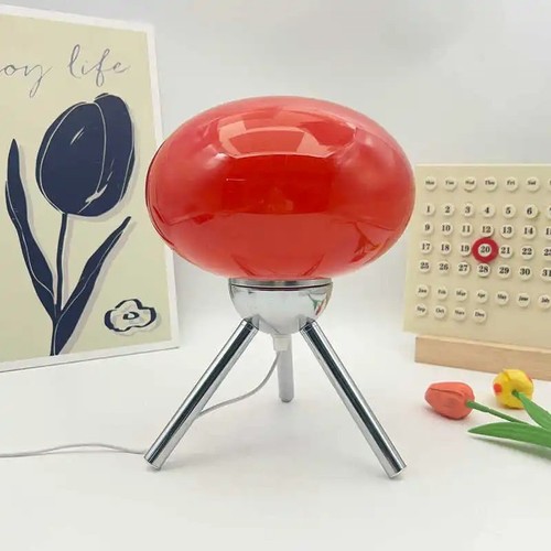 Lampe champignon verre - lampe, en