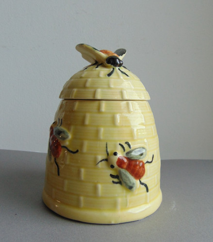 Ancien pot miel - ancien, à