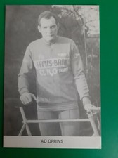CYCLISME carte cycliste AD OPRINS équipe FEMIS BANK ELRO SNACKS 1981