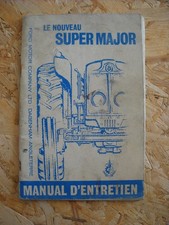MANUEL D'ENTRETIEN TRACTEUR