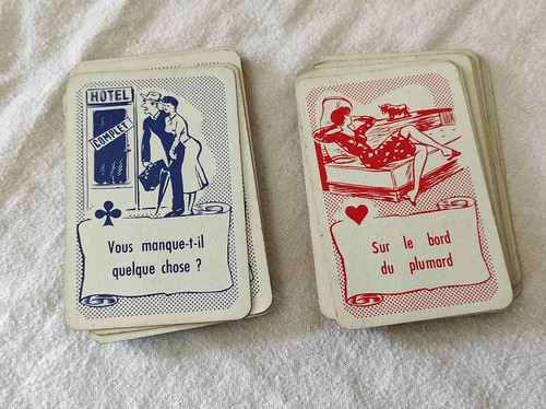 Ancien jeu cartes - jeu, la