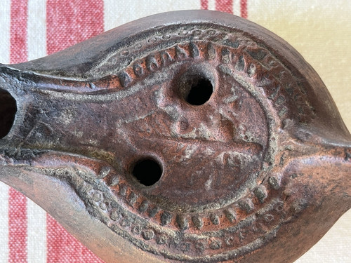Antique roman oil lamp - ⭐️,