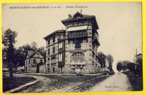 Cpa rare montceaux - cpa, lès