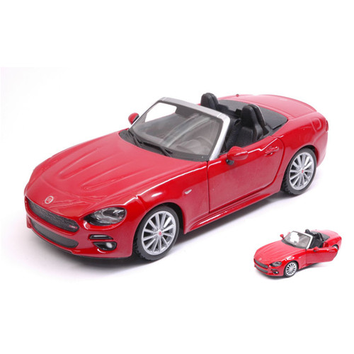 Fiat 124 spider 2016 red - fiat, 1:24