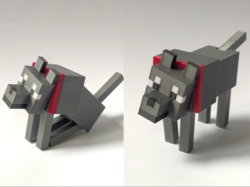 Figurine chien minecraft - figurine,