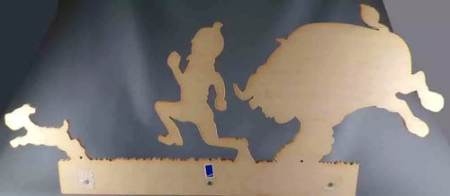 Tintin trousselier wood wall - -,
