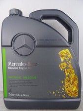 6 LITERS GENUINE ENGINE OIL MERCEDES BENZ 5W-30 100% SYNTHETIC MB 229.52