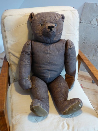 Ancien ours peluche - en,