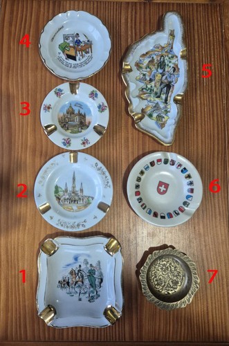 Lot cendriers vintage - lot,