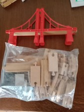 Lot De Rail En Bois Pour Train