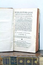 LIVRE ANCIEN BIBLIOTHEQUE