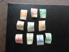 BELGIUM - Yvert/Tellier Stamp No. 108/110 113 115 116 118/121 n* MH (A101)