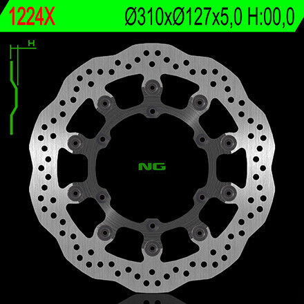 Disque frein avant wave - disque,
