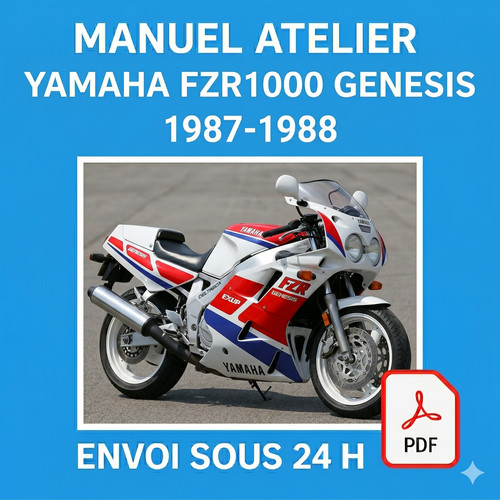Manuel atelier yamaha fzr1000 - atelier,