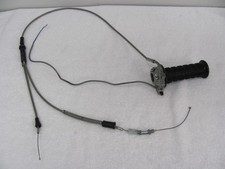 1973 Yamaha AT3 125cc Complete Throttle Assy w/Cables & Working Starter Switch