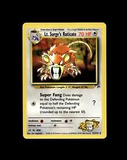 Pokémon Cards Gym Challenge & Gym Heroes: Choose Your Card! LP/NM WOTC Holo