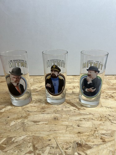 Lot verres tintin - lot, 3