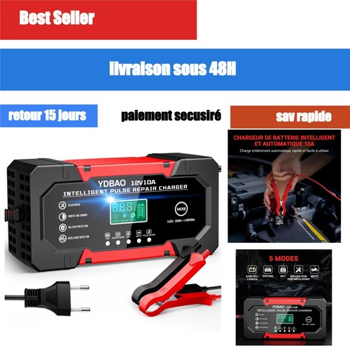 Chargeur batterie 12v 10a - chargeur,