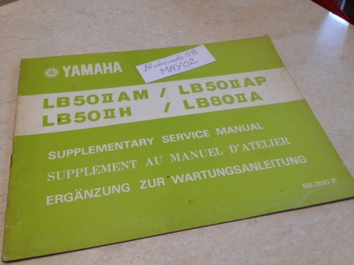 Yamaha lb50ii h - h, lb80ii