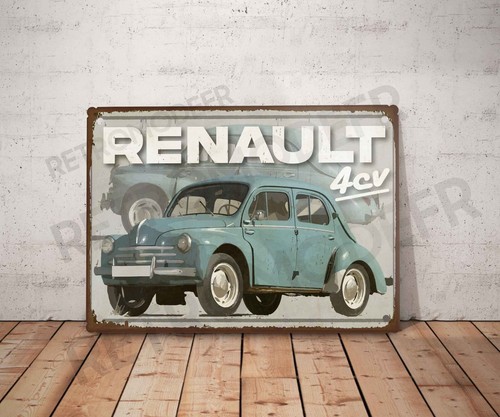 Plaque métal vintage - , renault