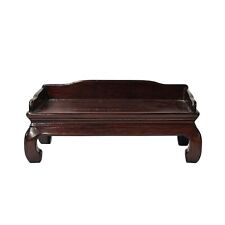 Chinese Rosewood Handmade Daybed Chaise Miniature Display Art st1206