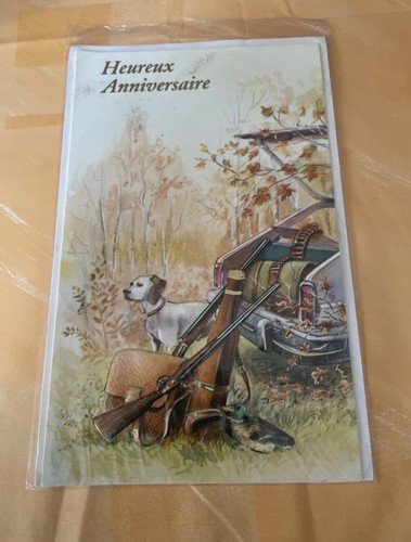 Carte vœux anniversaire - carte,