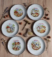Lot de 6 Assiettes à Fromage
