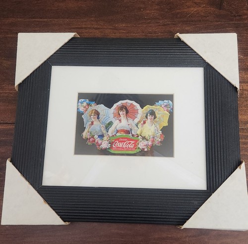 Coca cola framed advertising - coca-cola,