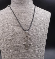 Collier Croix du sud touareg argent Niger pendentif d'Agadez