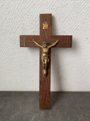 Ancien crucifix religieux - ancien,