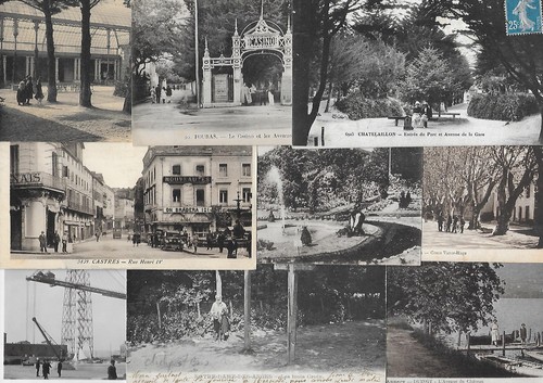 Lot cartes postales - de,