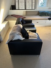 Pair of Rare Flexform Bob ArmChairs -Italy Mint Cond, Lower Price  For Spring.