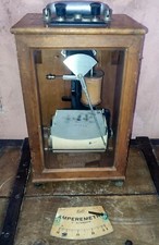 old measuring device ammeter recorder, scientific mechanical drum