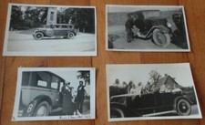LOT1 4 PHOTOS VINTAGE CARS