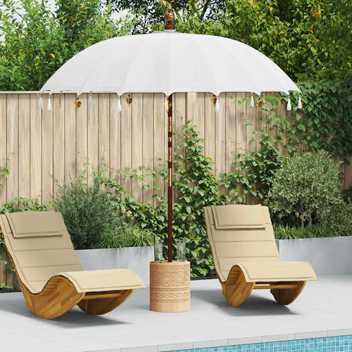 Parasol balinais crème - balinais, coton