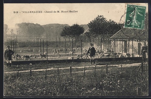Cpa villenauxe chenil m - de,