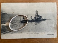 France Marine 1914 CP Sous Marin L’Esturgeon Uboot Submarine