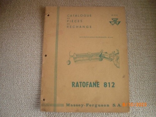 Catalogue des pieces ratofane - des,