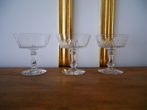 Coupe champagne cristal - 1, à