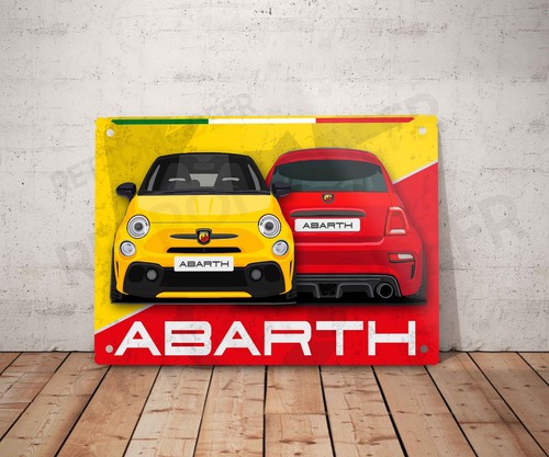 Plaque métal vintage - , abarth