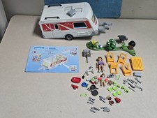 Playmobil 5434 Family Caravan Playset - Summer Fun - Mobile Home!! * COMPLETE!!