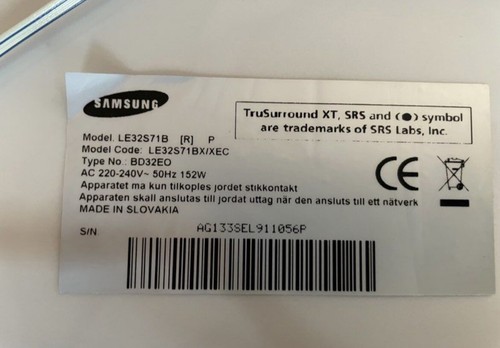 Pieces samsung le32s71b - tv,