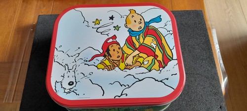 Boite tintin biscuit - tintin, delacre
