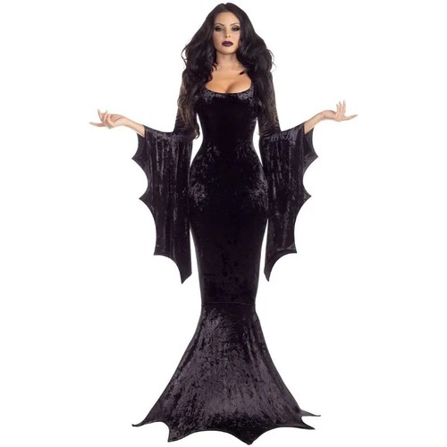 Costume morticia addams - morticia, femme
