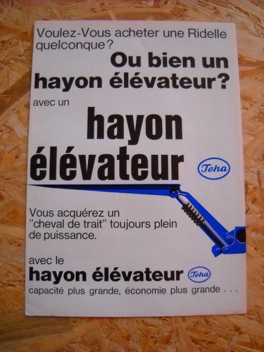 Catalogue brochure hayon - catalogue/brochure,