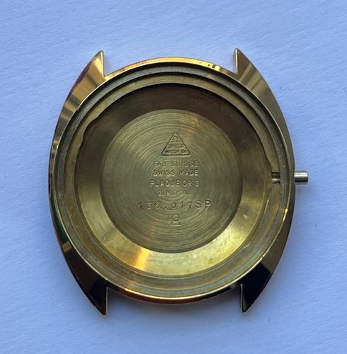 Neuf boitier plaque omega - or,