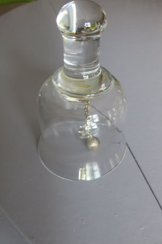 Cloche table verre ou - cloche, de